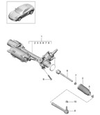 Front Axle, Steering  Cayman 987C/981C (2005-2016)