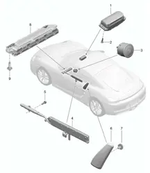 Airbag 981C Cayman / Cayman S 2014-16