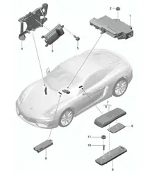 Amplificatori / Telefono 981C Cayman / Cayman S 2014-16
