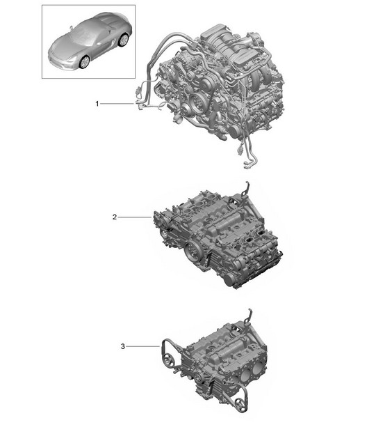 Replacement engine 981.SP Boxster Spyder 2016