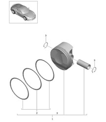 Piston 981.SP Boxster Spyder 2016