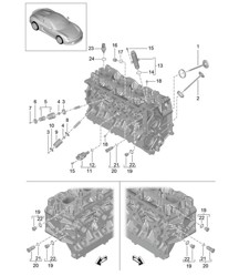 Cylinder head / Accessories / Valves 981.SP Boxster Spyder 2016
