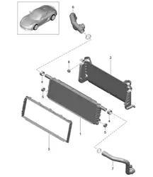 Radiator Center 981.SP Boxster Spyder 2016