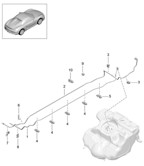 Fuel System, Exhaust System Boxster 986/987/981 (1997-2016)