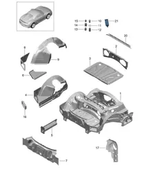 Parte posteriore 981.SP Boxster Spyder 2016