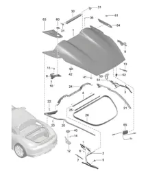 Tapa Trasera 981.SP Boxster Spyder 2016