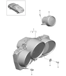 Strumenti/Cronometro 981.SP Boxster Spyder 2016