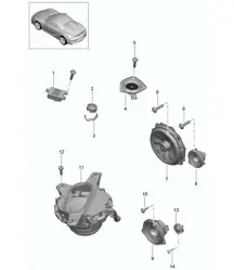 Altoparlante 981.SP Boxster Spyder 2016