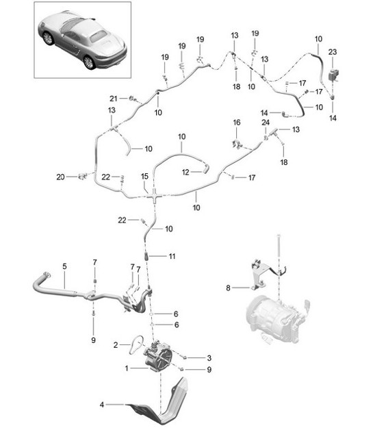 Diagram 107-015 Porsche Panamera 971 MK2 (2021-2023) 