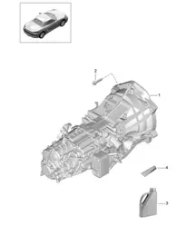 Boîte de vitesses manuelle / Transmission de remplacement (Modèle : G8200,G8220) - Manuelle 6 vitesses - 718 (982) Boxster 2017>>