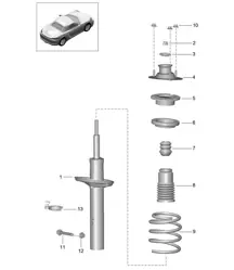 Amortiguadores / Muelles 718 (982) Boxster 2017>>