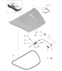 Cache arrière 718 (982) Boxster 2017>>