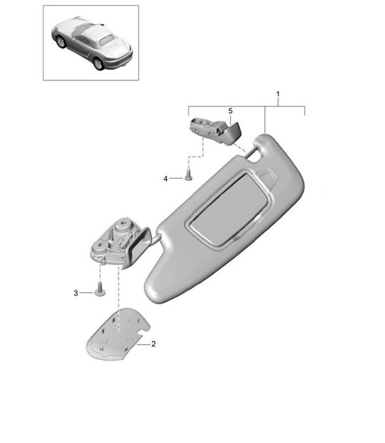 Diagram 807-067 Porsche 9J1.1 Taycan Turbo  Sport Turismo 2020-24 