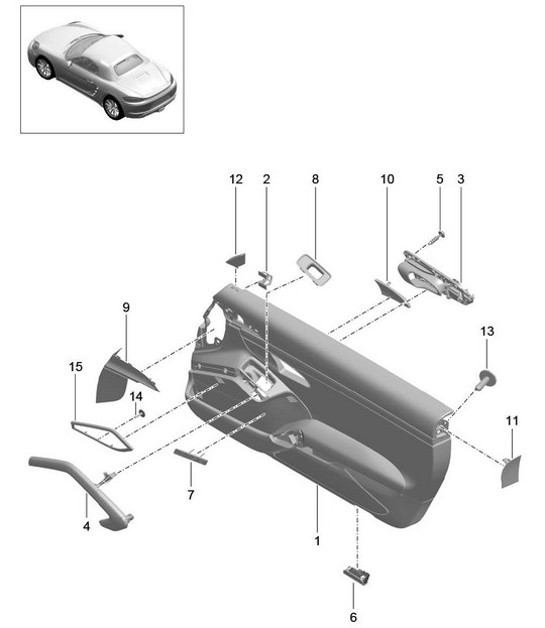 Diagram 808-005 Porsche Macan (95B) MK1 (2014-2018) Body