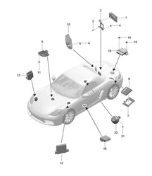 Control units 718 (982) Boxster 2017>>