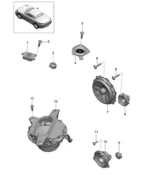 Altoparlante 718 (982) Boxster 2017>>