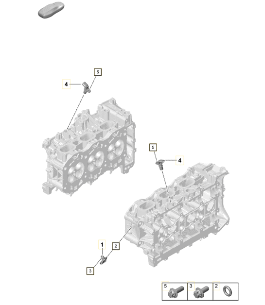 Diagram 103-007 Porsche 996 C4 3.6L 09/01-2005 Engine