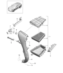 Air filter 718C (982C) Cayman 2017>>