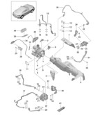 Fuel System, Exhaust System Cayman 718C (982C) 2017>>