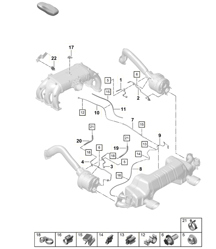 Petrol particulate filter / Exahust flap control unit 718C (982C) Cayman GTS 4.0L 2017>>