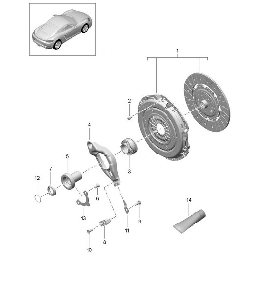 Coupling  (Model: G8200,G8220) 718C (982C) Cayman 2017>>