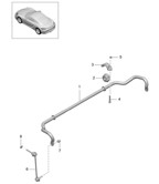 Front Axle, Steering  Cayman 718C (982C) 2017>>