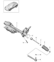 转向器 / 转向部件 718C (982C) Cayman 2017>>