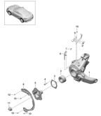 Rear Axle Cayman 718C (982C) 2017>>