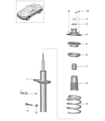 Amortiguadores / Muelles 718C (982C) Cayman 2017>>