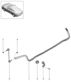 Rear Axle Cayman 718C (982C) 2017>>