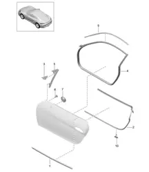 Joint et Garniture de porte 718C (982C) Cayman 2017>>