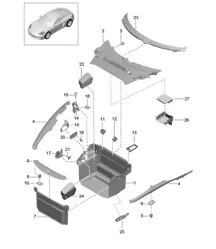 Maletero - DELANTERO - 718C (982C) Cayman 2017>>