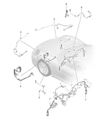 Cablaggi / Cruscotto / Assetto / Sterzo / Differenziale asse anteriore - ANTERIORE - 718C (982C) 2017>>