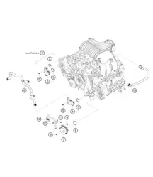 Kurbelgehäuseentlüftung / Vakuumpumpe 982 Cayman GT4 Clubsport 2019-2020
