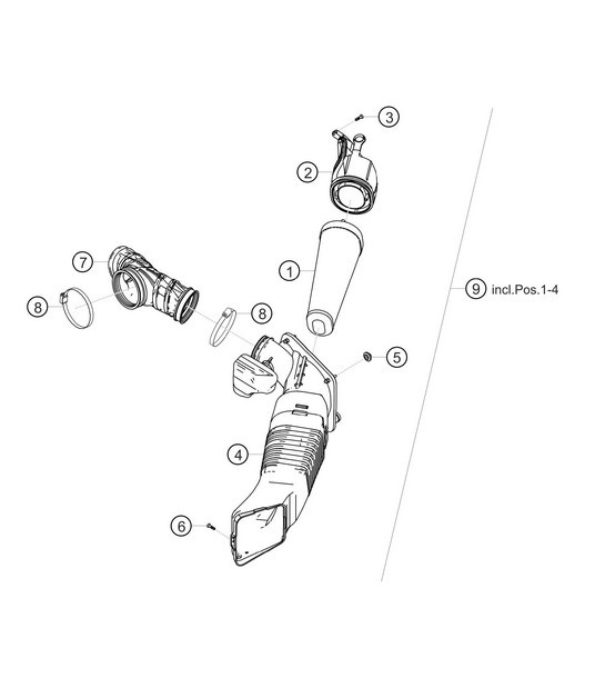 Diagram 1.1-23 Porsche Cayman S 3.4L 981 2013-16 Moteur