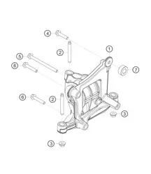 982 Cayman GT4 Clubsport 2019-2020 款发动机支架