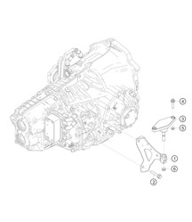 Gearbox bracket 982 Cayman GT4 Clubsport 2019-2020