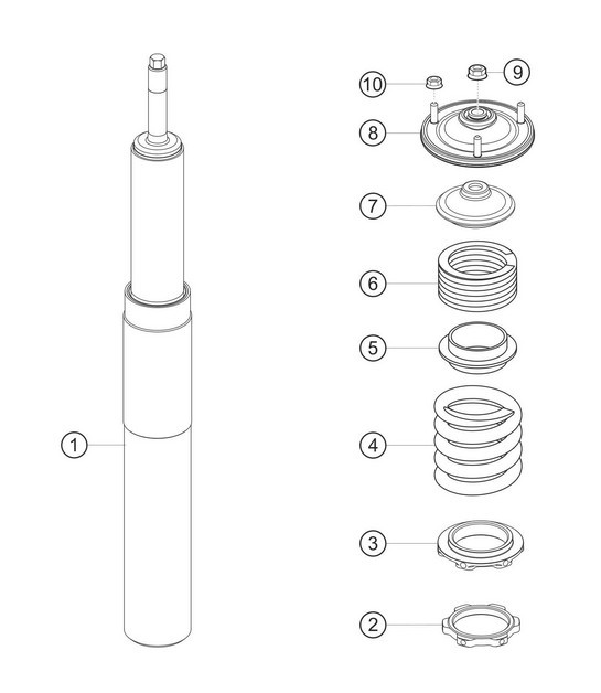 Diagram 5.5-05 Porsche Panamera 970 MK1（2009-2013年） 后轴