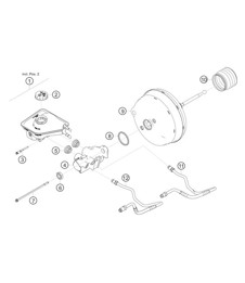 Maître-cylindre de frein Trackday 982 Cayman GT4 Clubsport 2019-2020