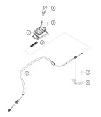 Hand Lever System, Pedal Cluster  Cayman 718C (982C) 2017>>