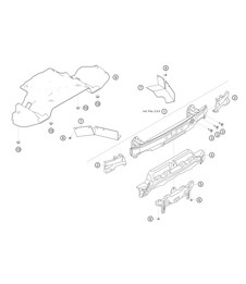Stoßstangenträger hinten 982 Cayman GT4 Clubsport 2019-2020