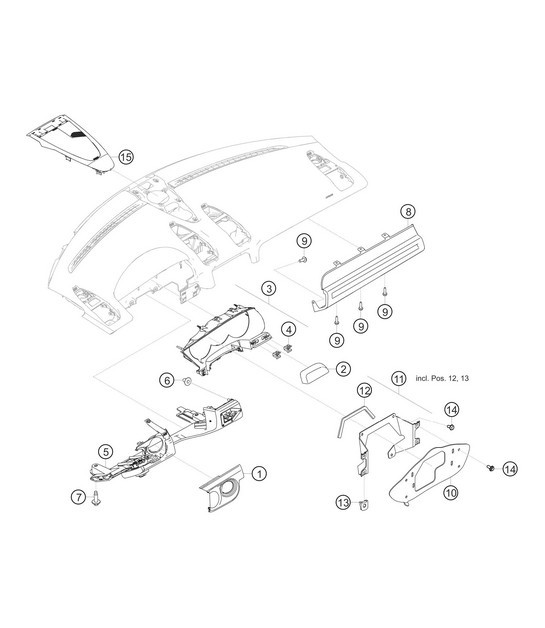 Diagram 8.8-25 Porsche 356 1950-55 Body