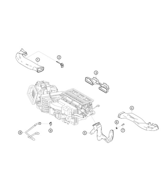 Conduit d'air 982 Cayman GT4 Clubsport 2019-2020