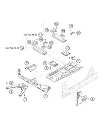 Bodeneinheit 982 Cayman GT4 Clubsport 2019-2020