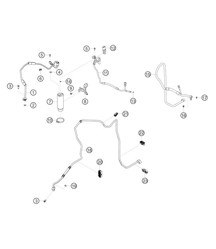 Línea de refrigerante/secador 982 Cayman GT4 Clubsport 2019-2020