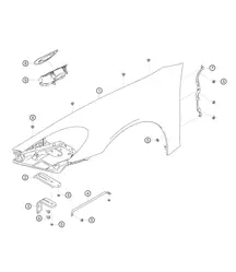 Spatbord 982 Cayman GT4 Clubsport 2019-2020