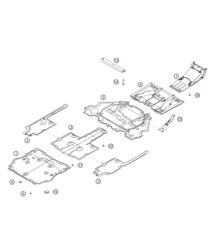 2019-2020 款 982 Cayman GT4 Clubsport 底盘饰板