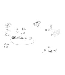 Rücklicht 982 Cayman GT4 Clubsport 2019-2020