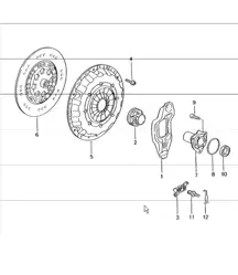 frizione 986 Boxster S 3.2L (M96.21/24) 2000-04