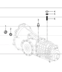 transmission single parts 986 Boxster S G86.20 2000-04